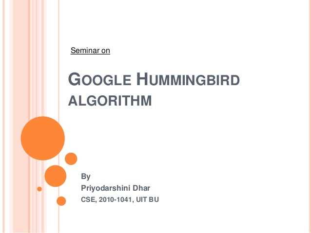 Что такое алгоритм Hummingbird и как он работает